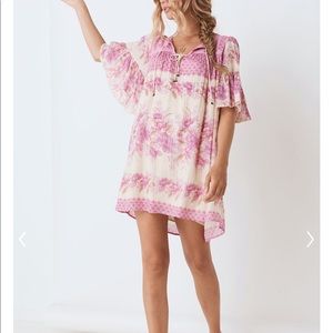 Coco Lei Flutter Sleeve Tunic M